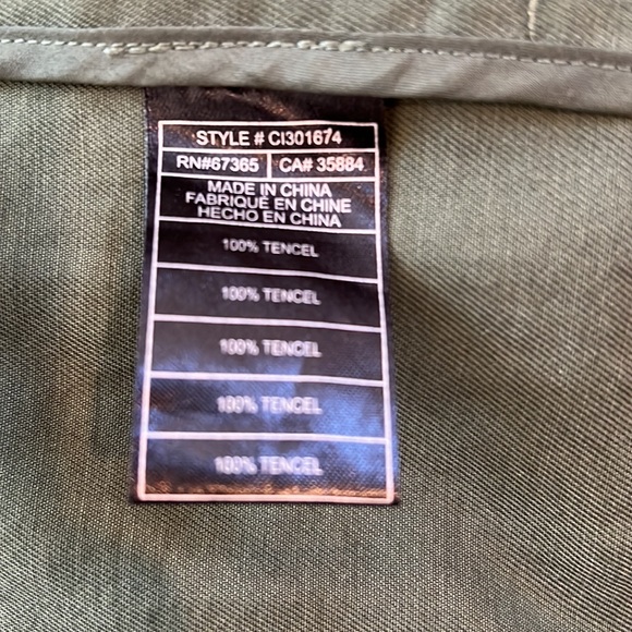 Cupcakes and Cashmere Camo green Duster vest Size L - Picture 7 of 8